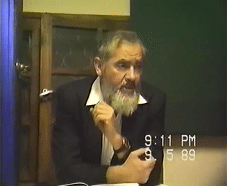 RARE  Rabbi Meir Kahane HYD speaks at the Yeshiva in Jerusalem, Sept. 5th 1989 01:26:48